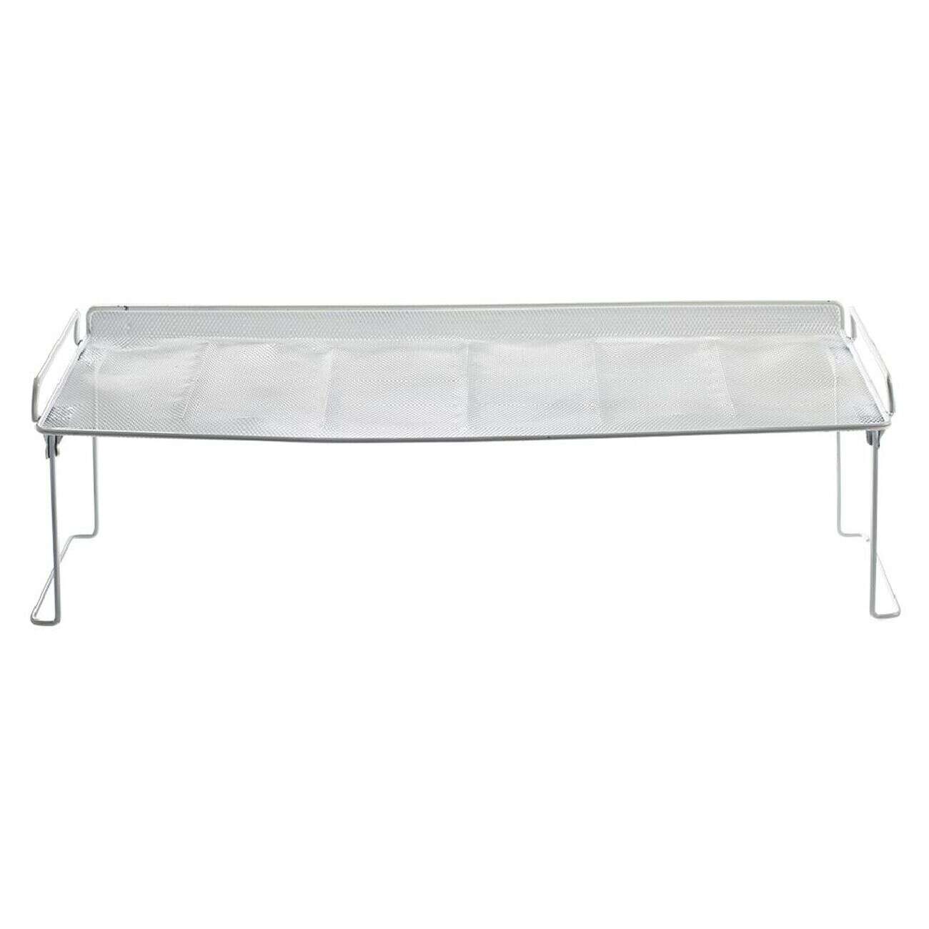 Range chaussures étagère blanche superposable 68x28xH22cm