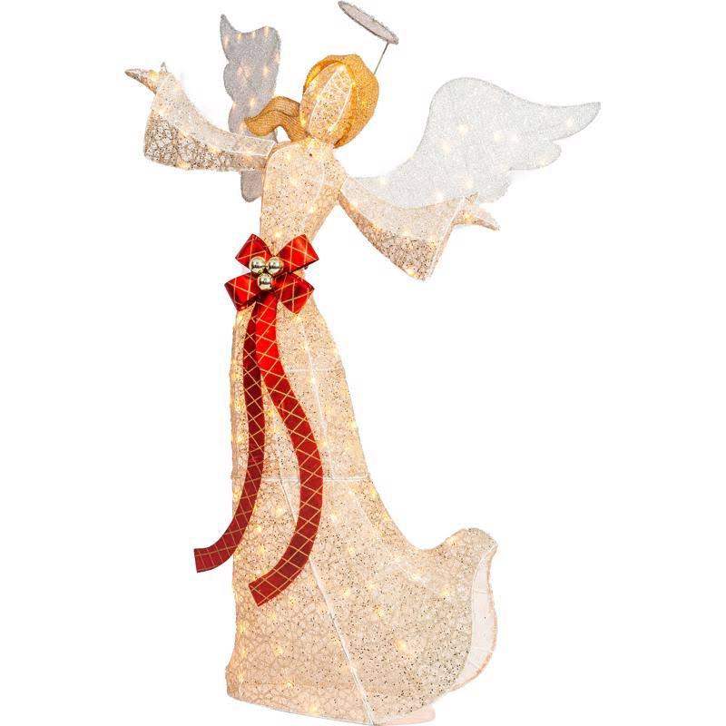 Celebrations 9080905 60 in. Incandescent Lighted Angel Yard Decor