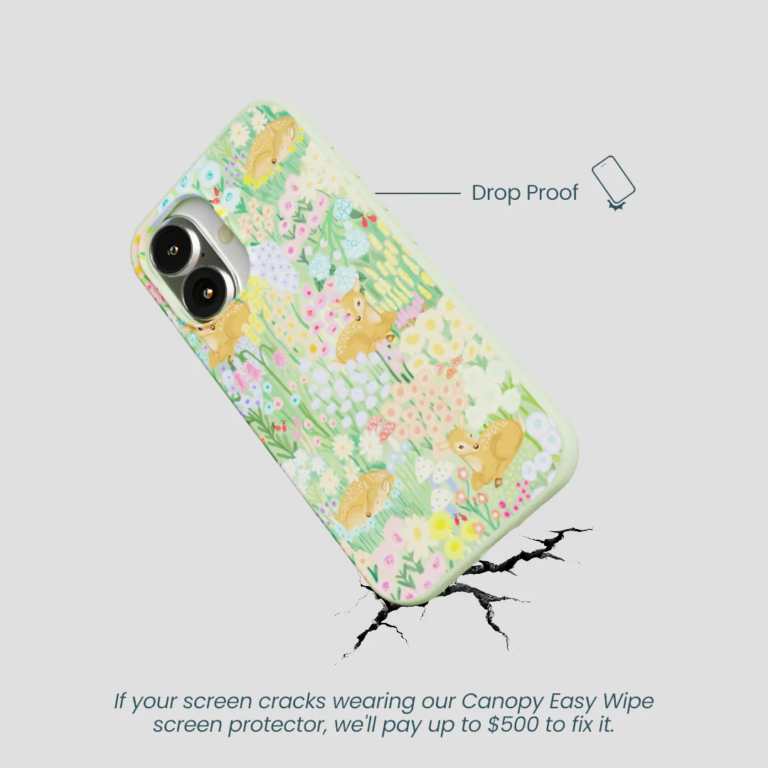 Sage Green Deer Dreams iPhone 16 Case
