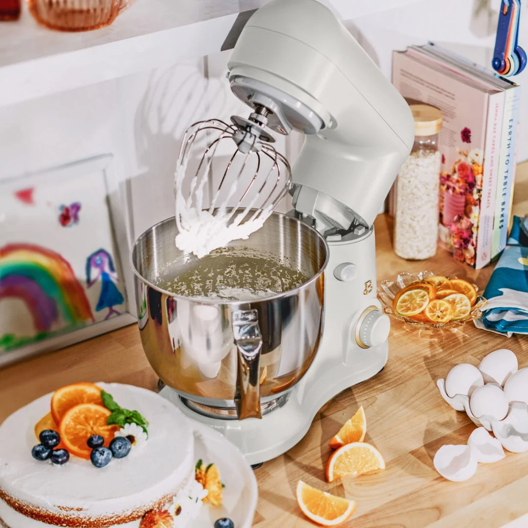 Beautiful 5 3 qt Stand Mixer, Lightweight Powerful with Tilt Head, White Icing by Drew Barrymore Image 5