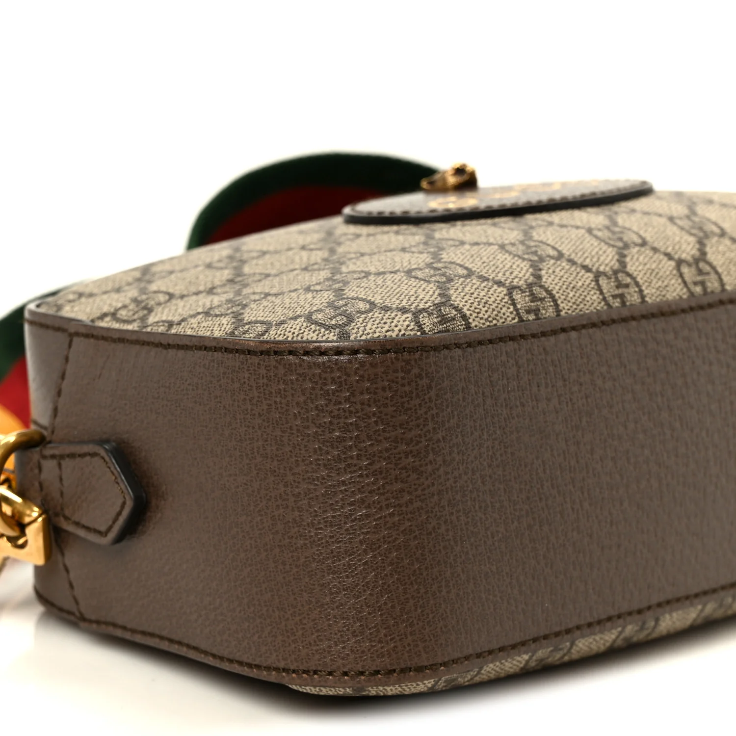 GG Supreme Monogram Web Neo Vintage Shoulder Bag Beige New Acero Crop