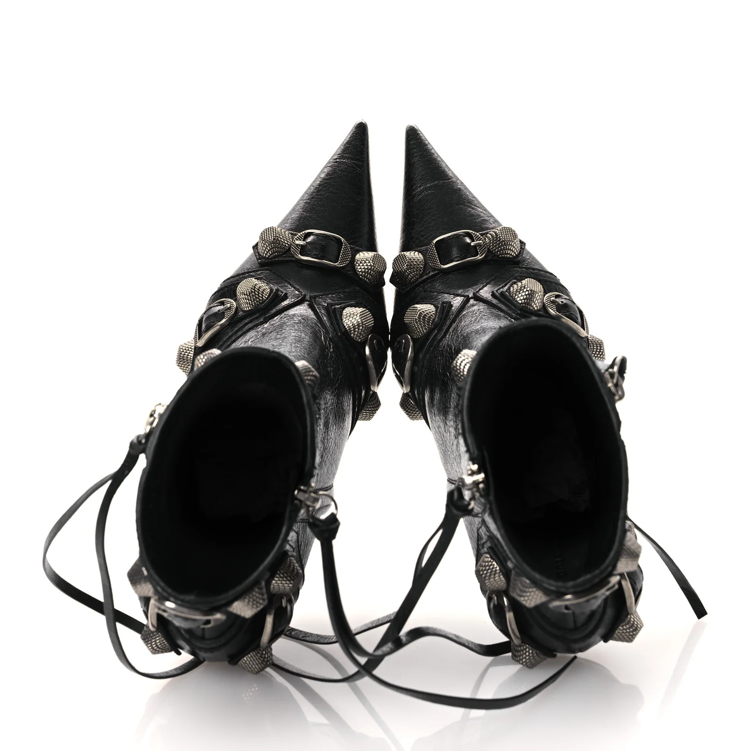 Agneau Arena Cagole 70mm Ankle Boots 36 Black