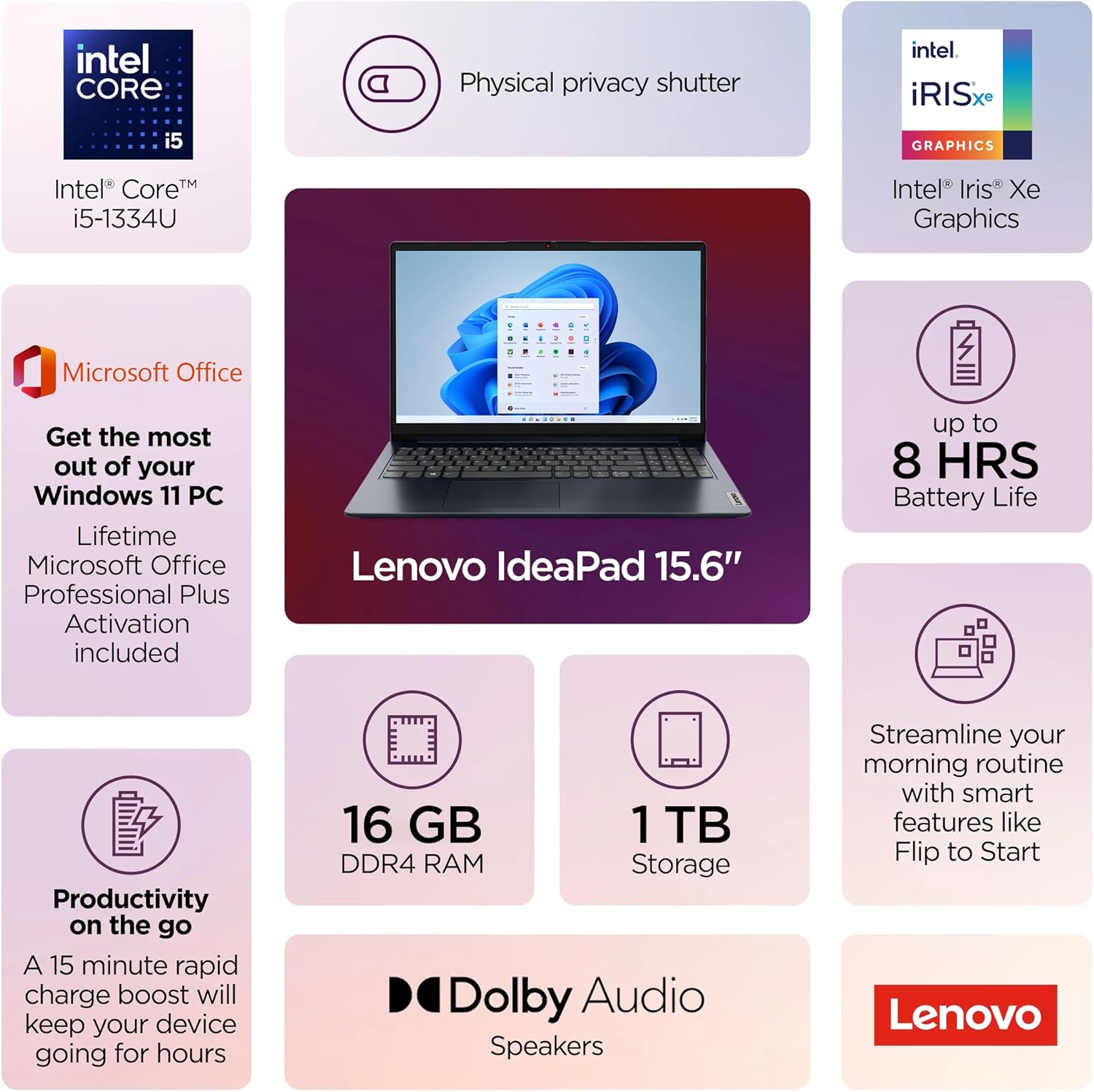 Lenovo IdeaPad Business Laptop  15.6