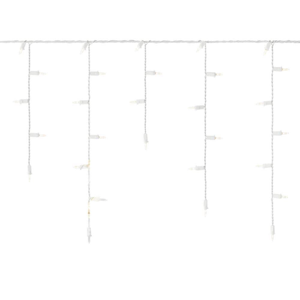 Home Accents 300 Warm White Mini LED Icicle Lights
