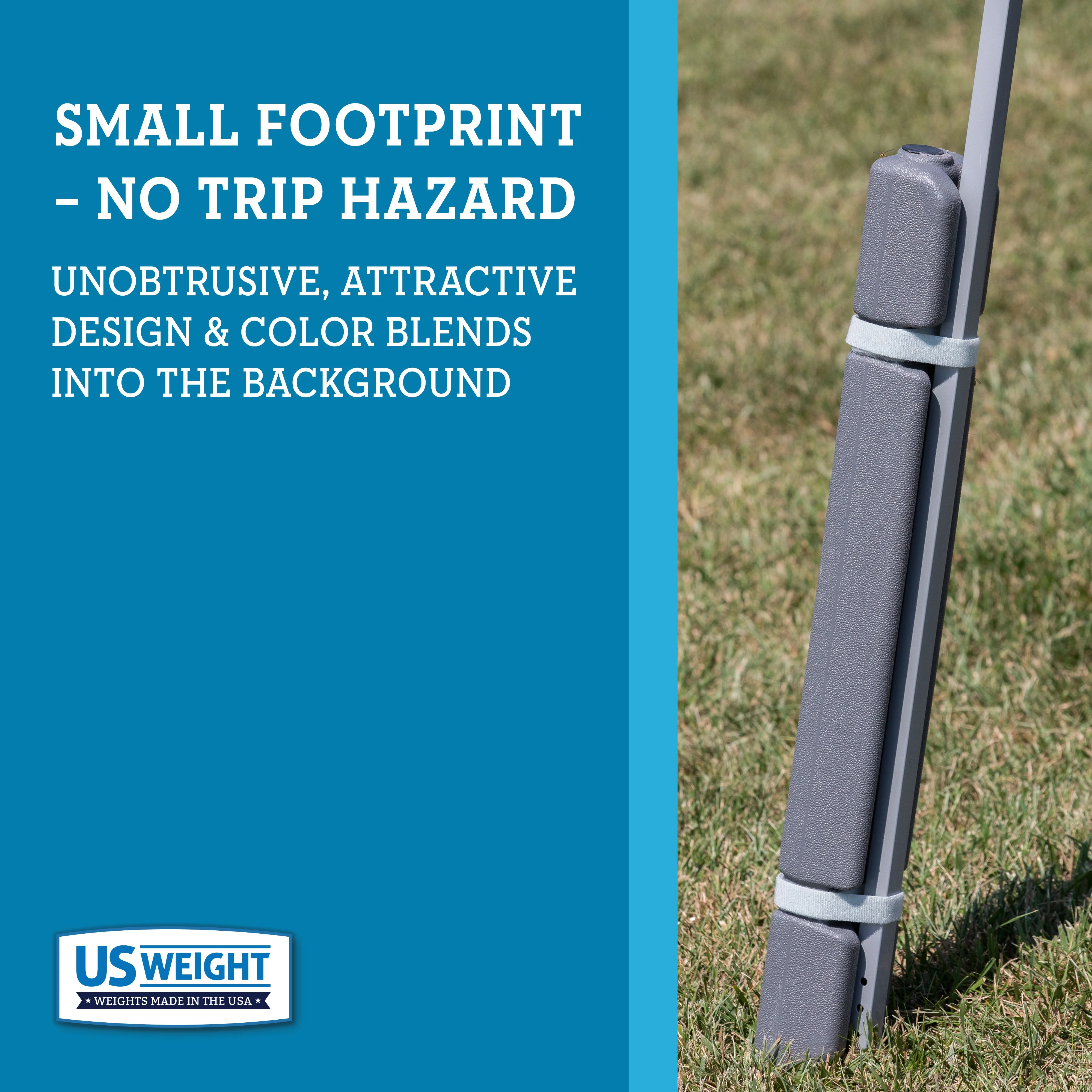 US Weight Four 15 - Pound Ingot Canopy Weights Secure Tents and Canopies �?60 Pounds Total