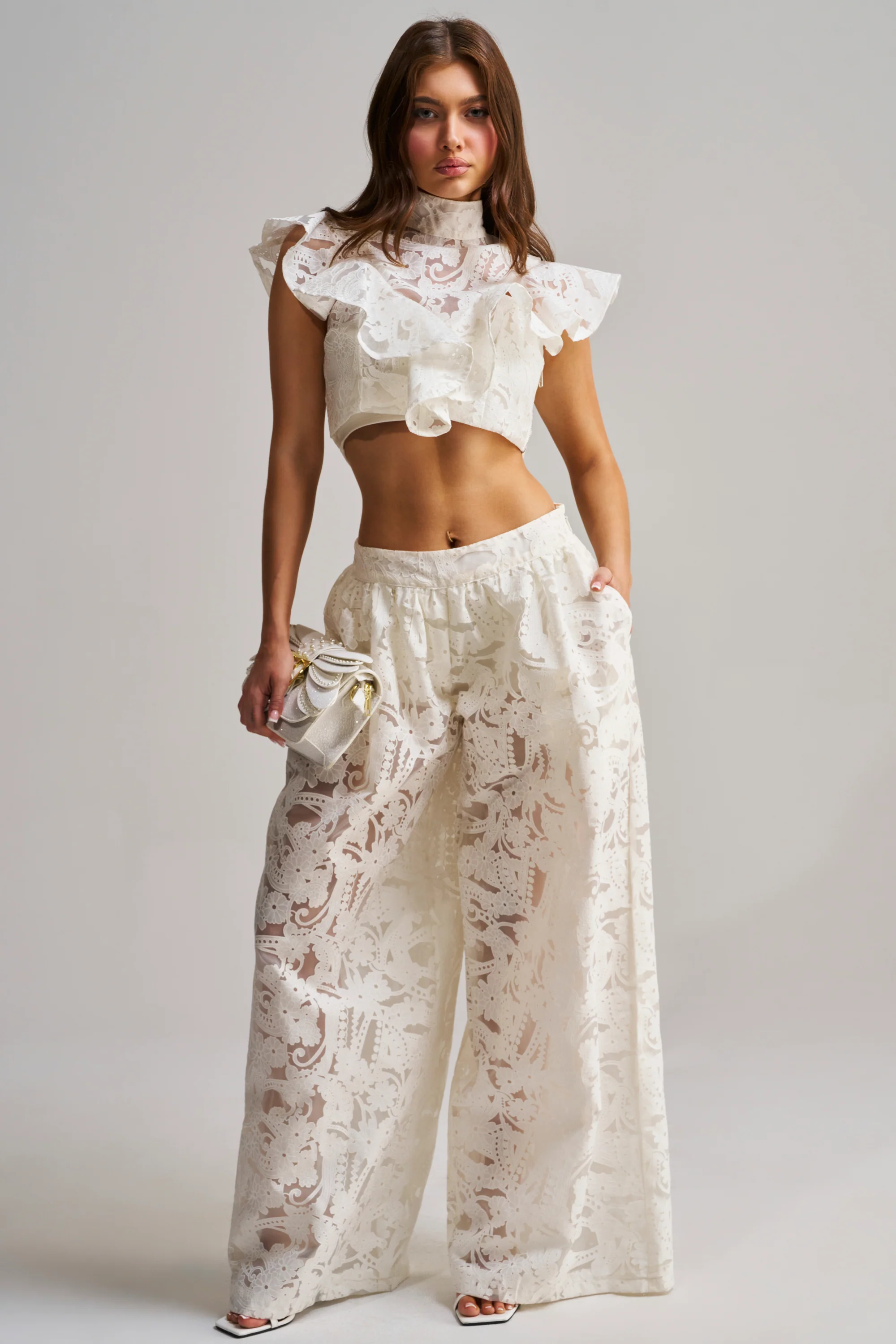 EMMA EMBROIDERED BALLOON PANT - Akira Store