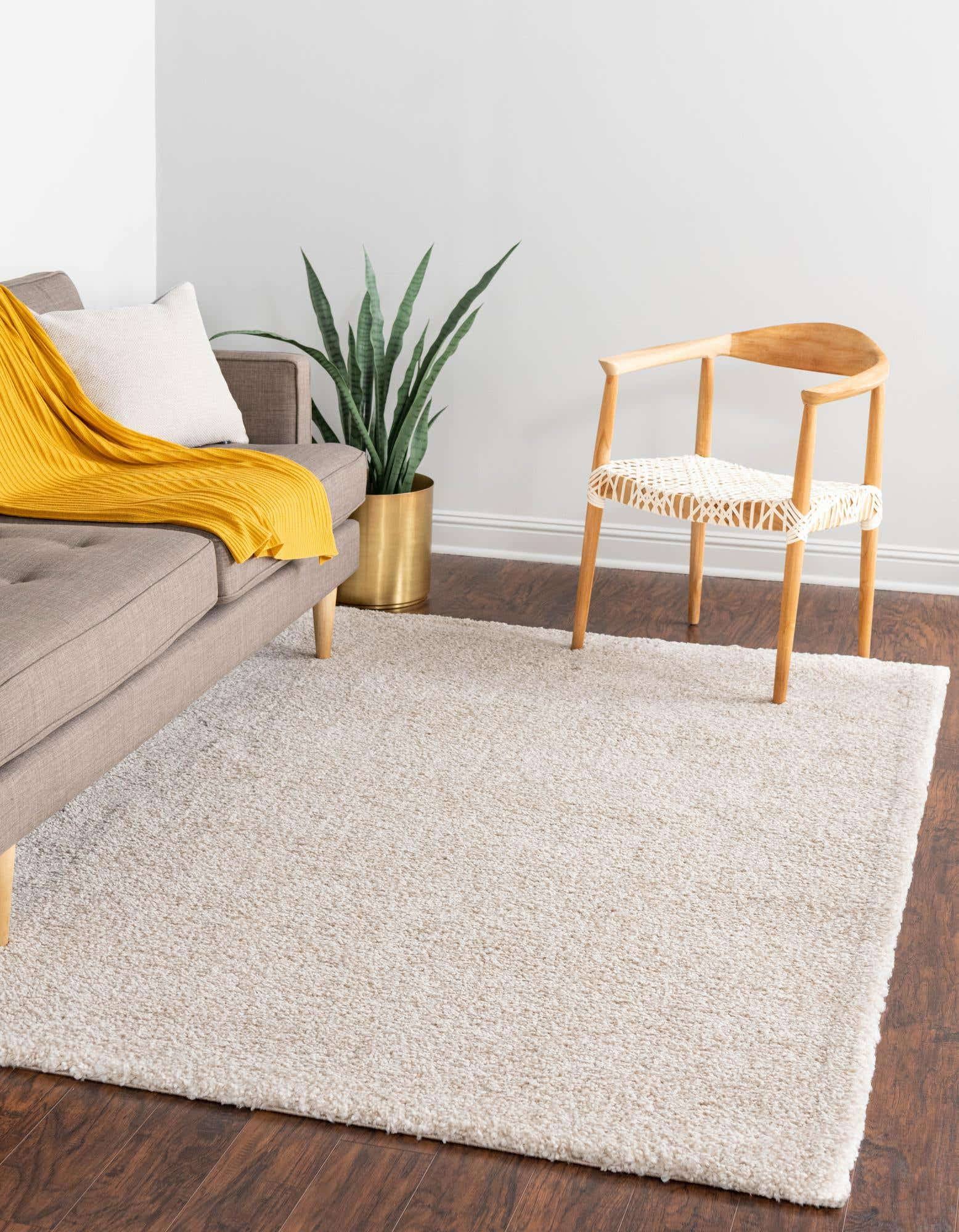 Unique Loom 5' 0 x 7' 7 Solo Calabasas Ivory Area Rug