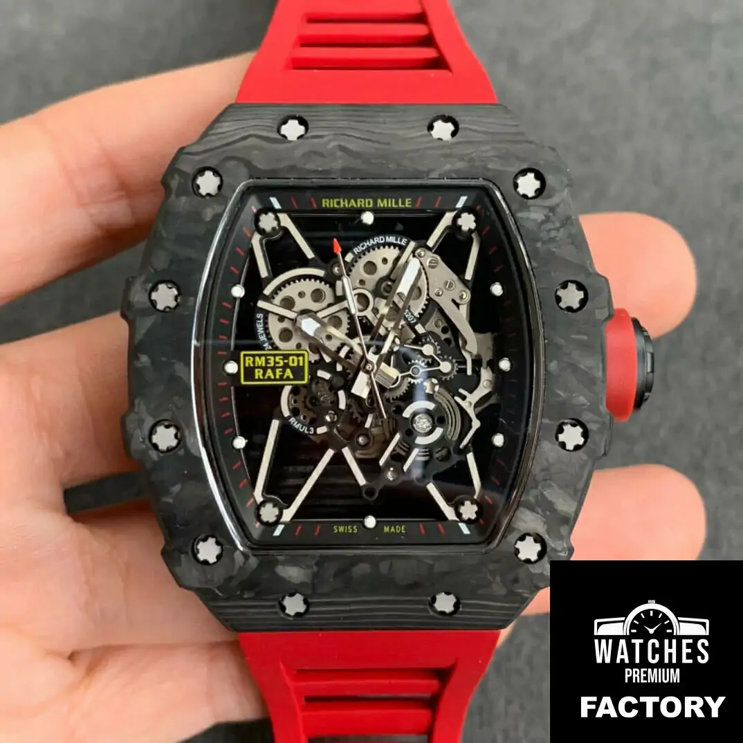 Richard Mille RM35-01 KV Factory Rubber Strap