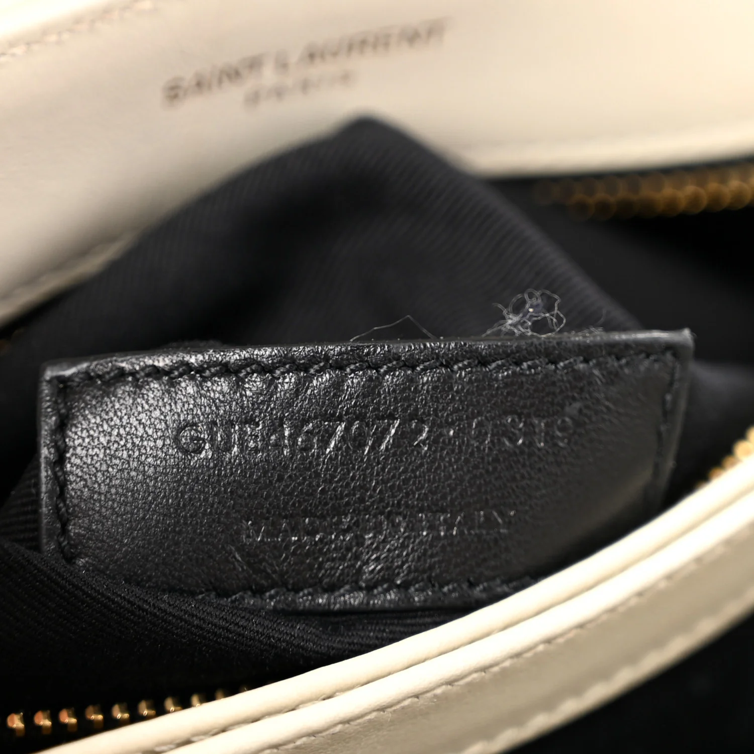 Calfskin Y Quilted Monogram Toy Loulou Crossbody Bag Crema Soft