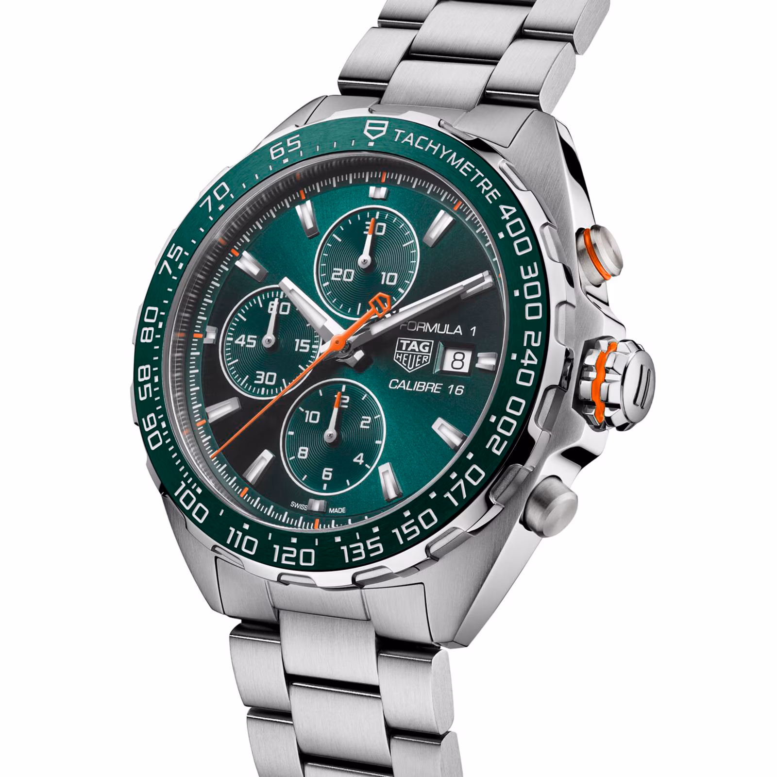 【Super Clone】TAG Heuer Formula 1 Chronograph 44mm Mens Watch Green CAZ201H.BA0876