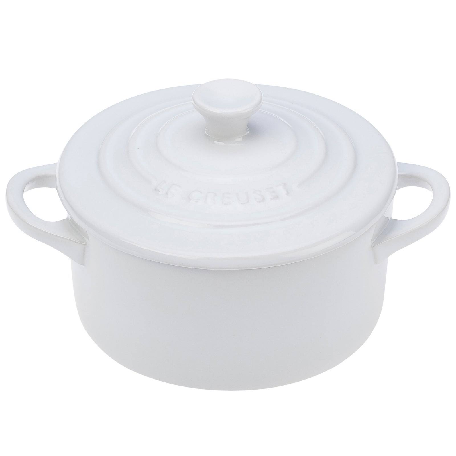 Le Creuset 8 oz. Mini Round Cocotte - White