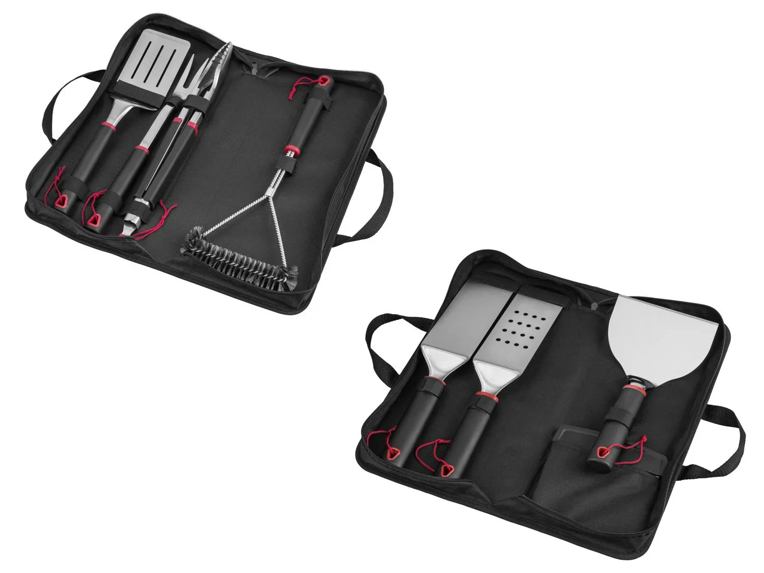 GRILLMEISTER Ustensiles de barbecue en acier inoxydable