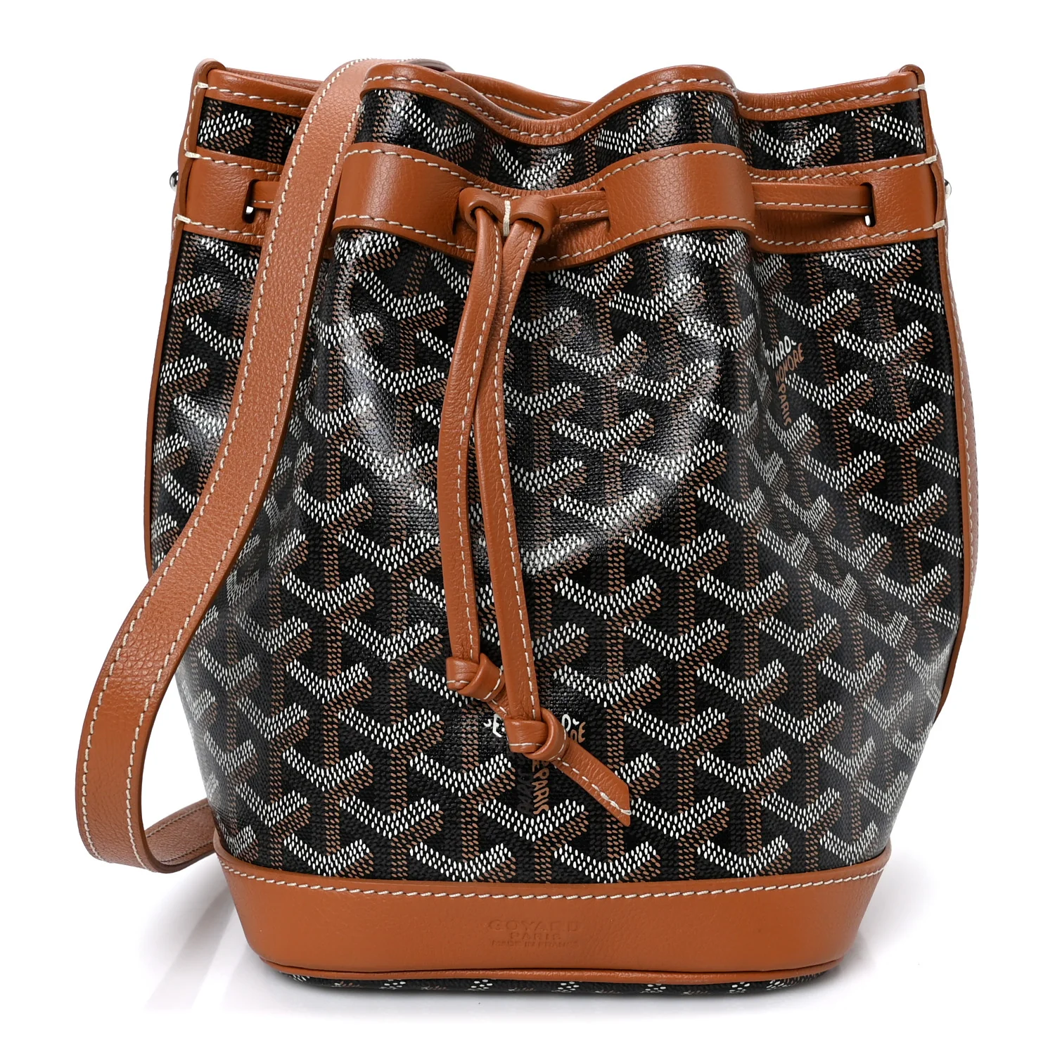 Goyardine Petit Flot Black Gold