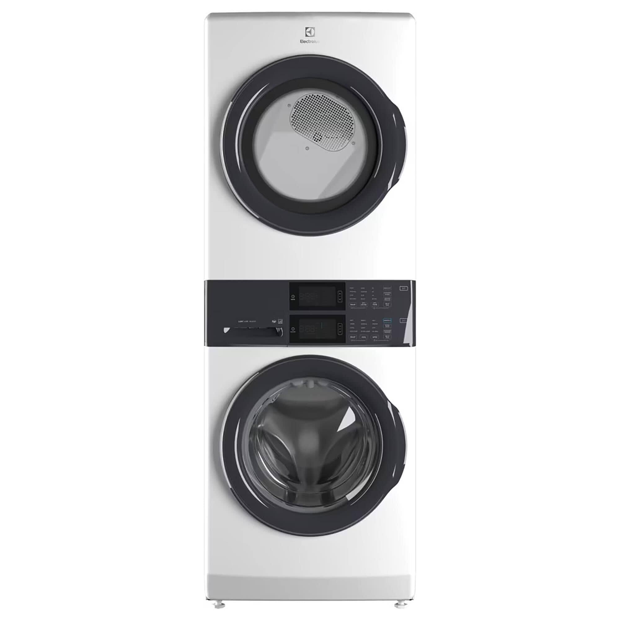 Electrolux - Laundry Tower Single Unit Front Load 4.4 Cu. ft. Washer & 8 Cu. ft. Electric Dryer - White