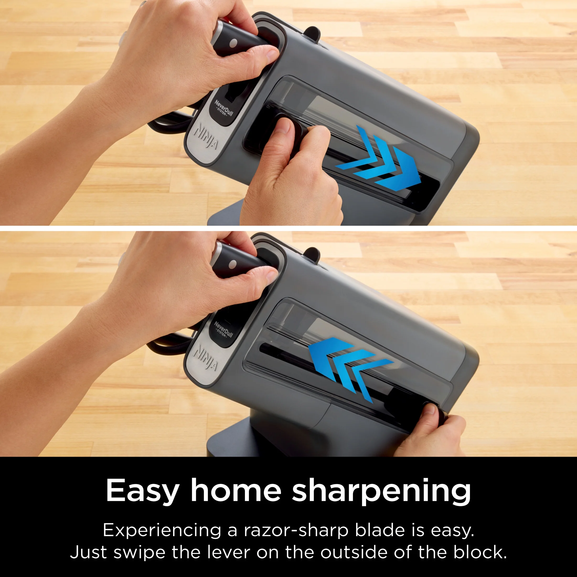 Ninja? Neverdull? 7 - Piece Prep Knife System, Essential, Stainless Steel, Built - in Sharpener, K12007BRN