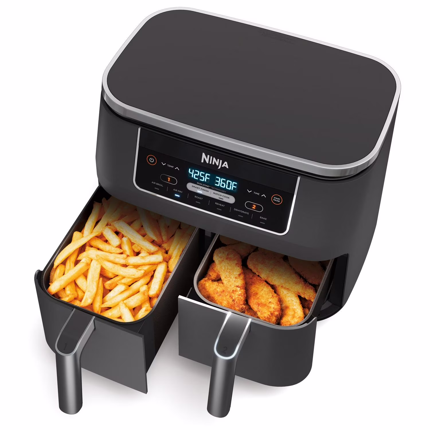 Ninja Foodi 6 - in - 1 8 - Quart 2 - Basket Air Fryer with Dualzone Technology