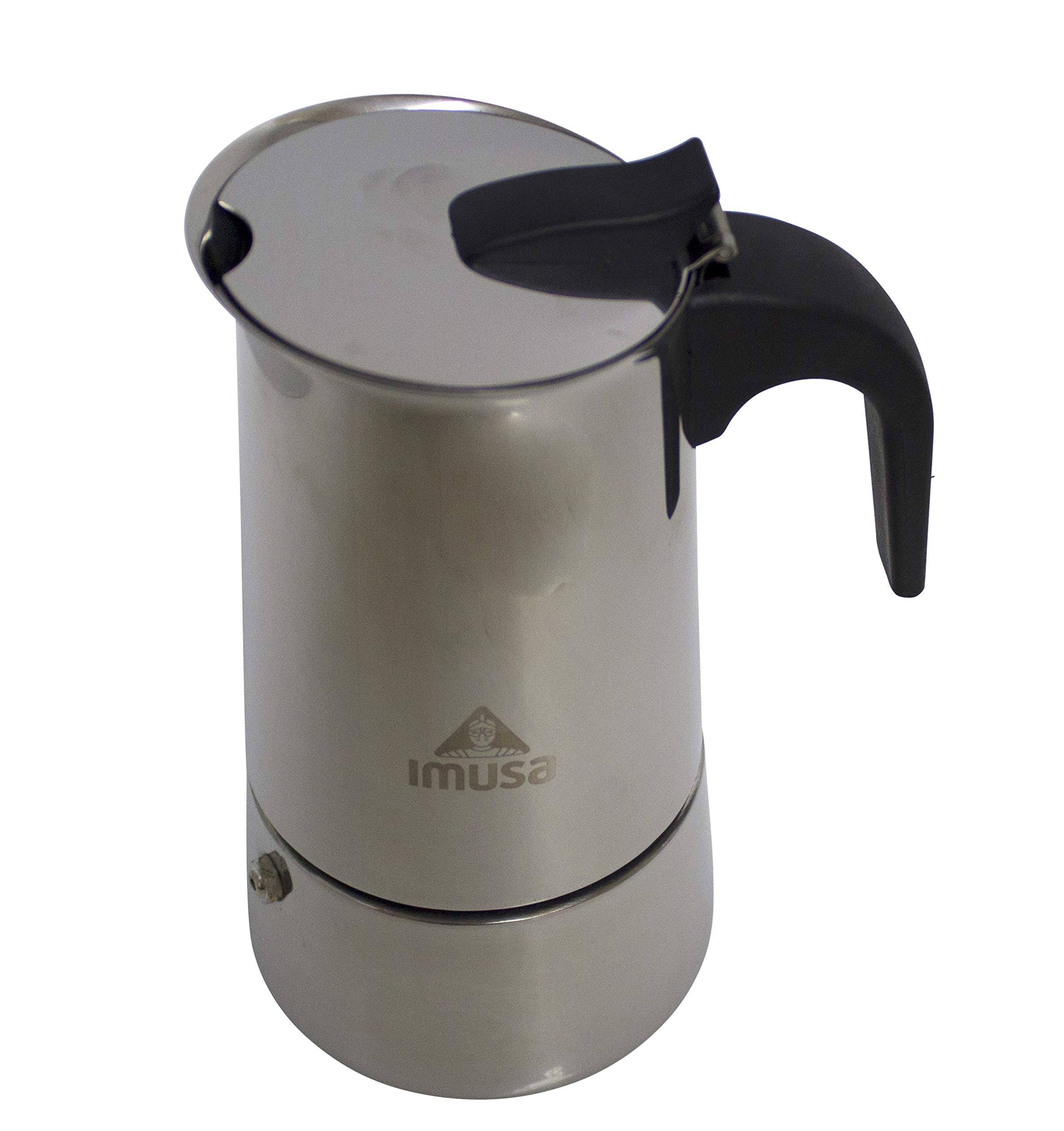 Imusa B120-22062m 6-Cup Stainless Steel Espresso Coffeemaker