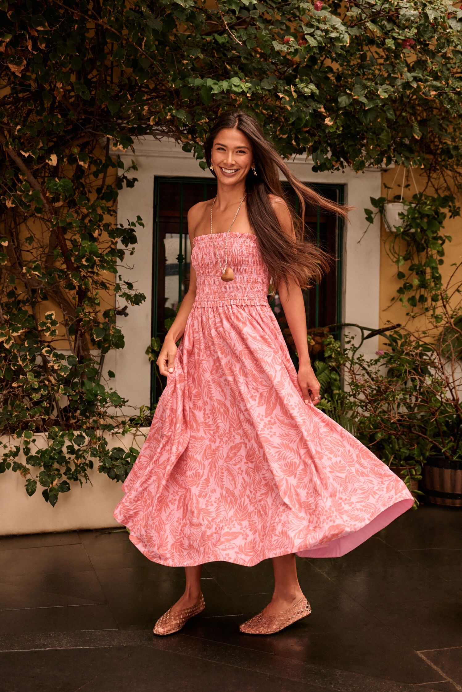 Malibu Floral Midi Dress