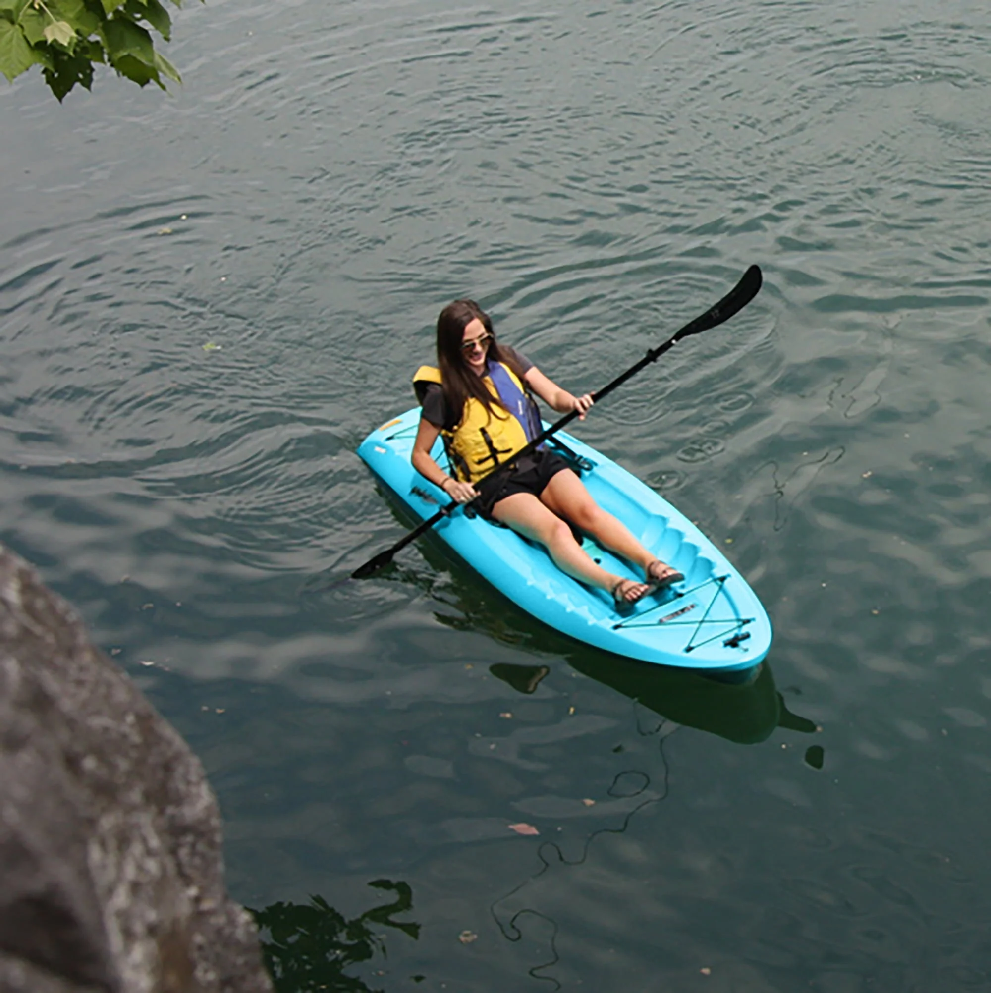Hydros 101 inch Sit-on-Top Kayak, Glacier Blue (90594) - Image 8