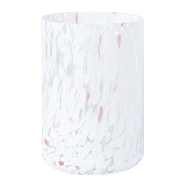 Swirl lykt/vase 19 cm hvit