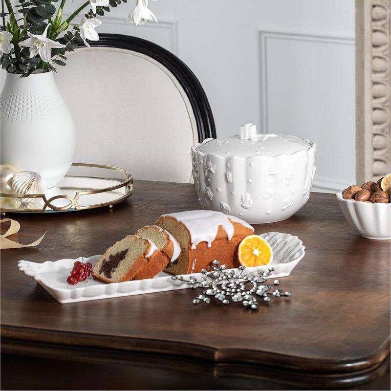 Toy's Delight Royal Classic sandwichtallerken 40x16 cm hvit