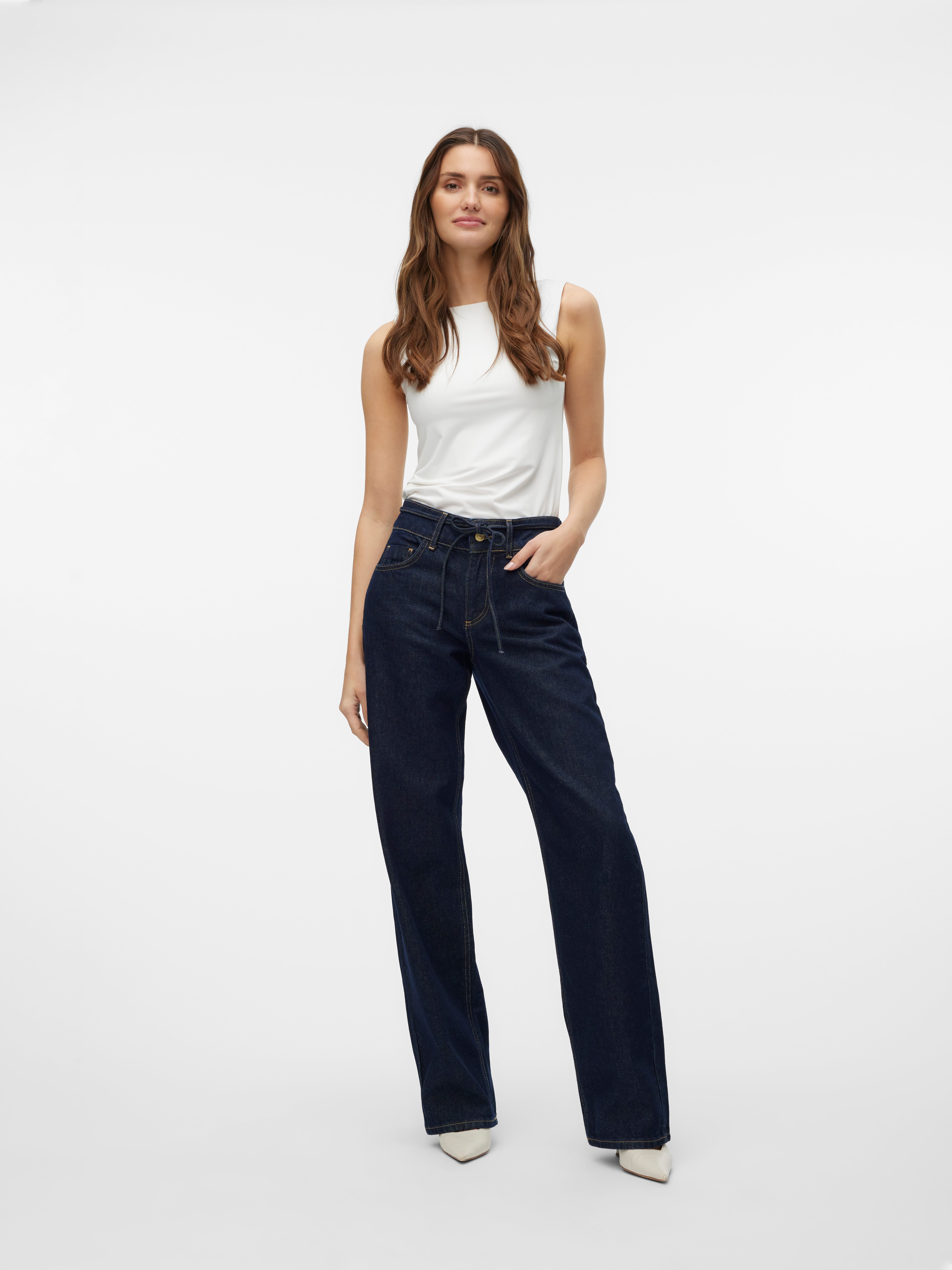 VERO MODA® SNRANCY Mid rise Loose Fit Jeans