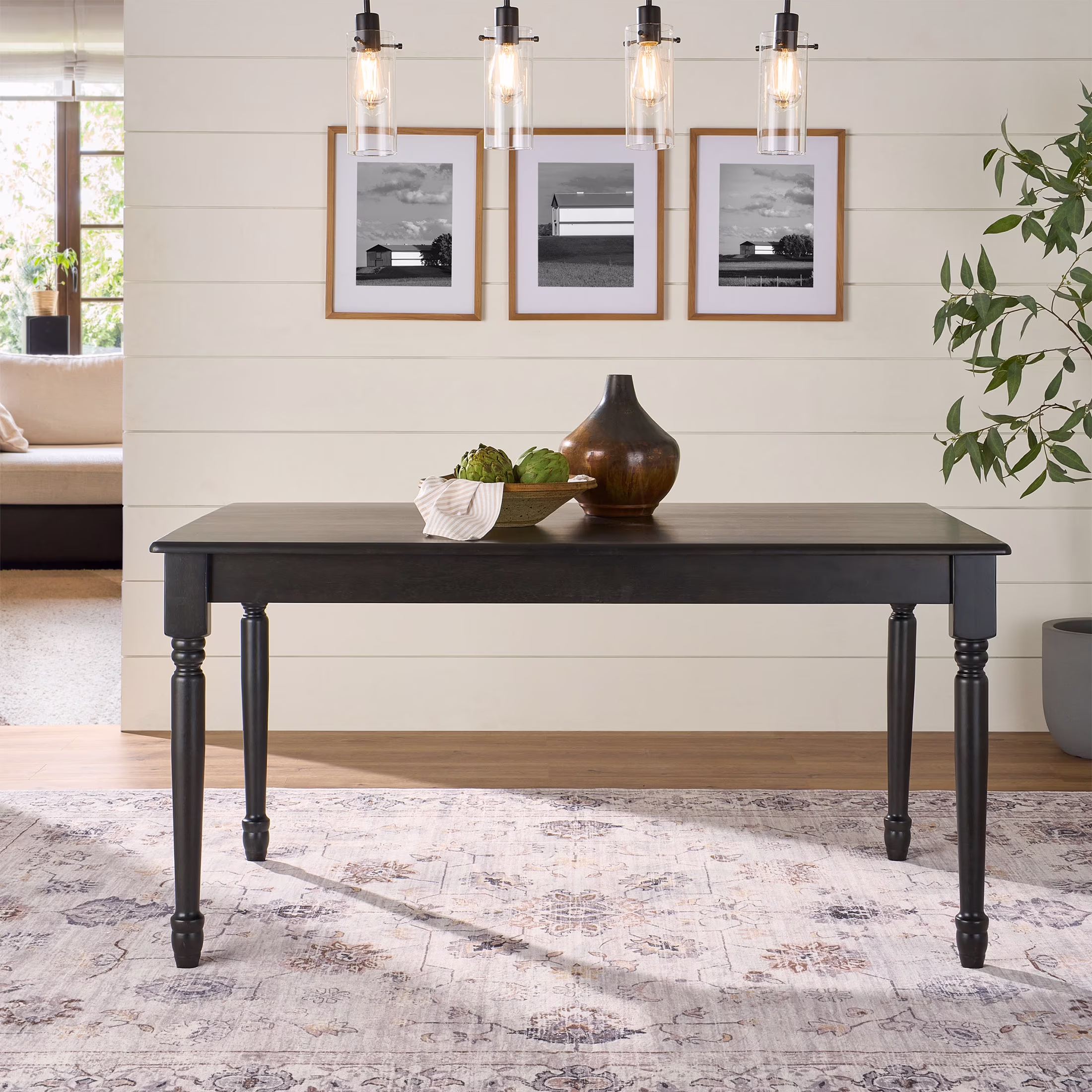 Better Homes and Gardens Autumn Lane Farmhouse Dining Table, Multiple Finishes