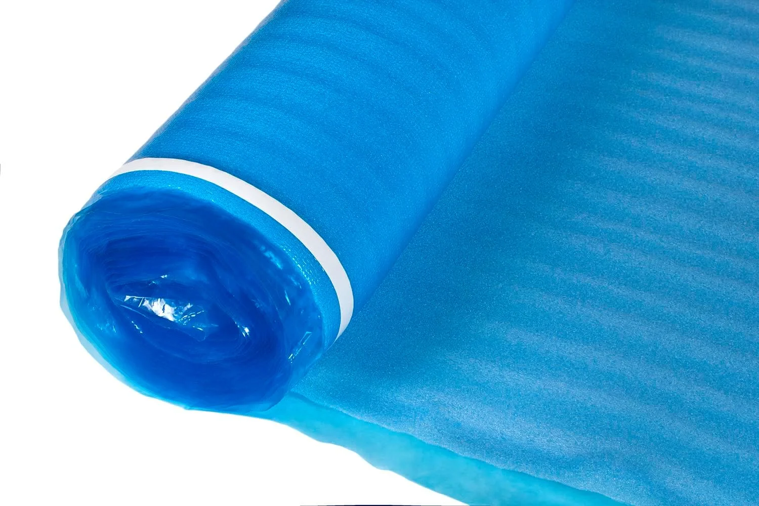 3in1 Vapor Barrier Flooring Underlayment w/Overlap and pre-Attached Tape Strip - 2mm 500sq.ft (Bundle 5 Rolls Each 100 sg.ft.) - Image 4