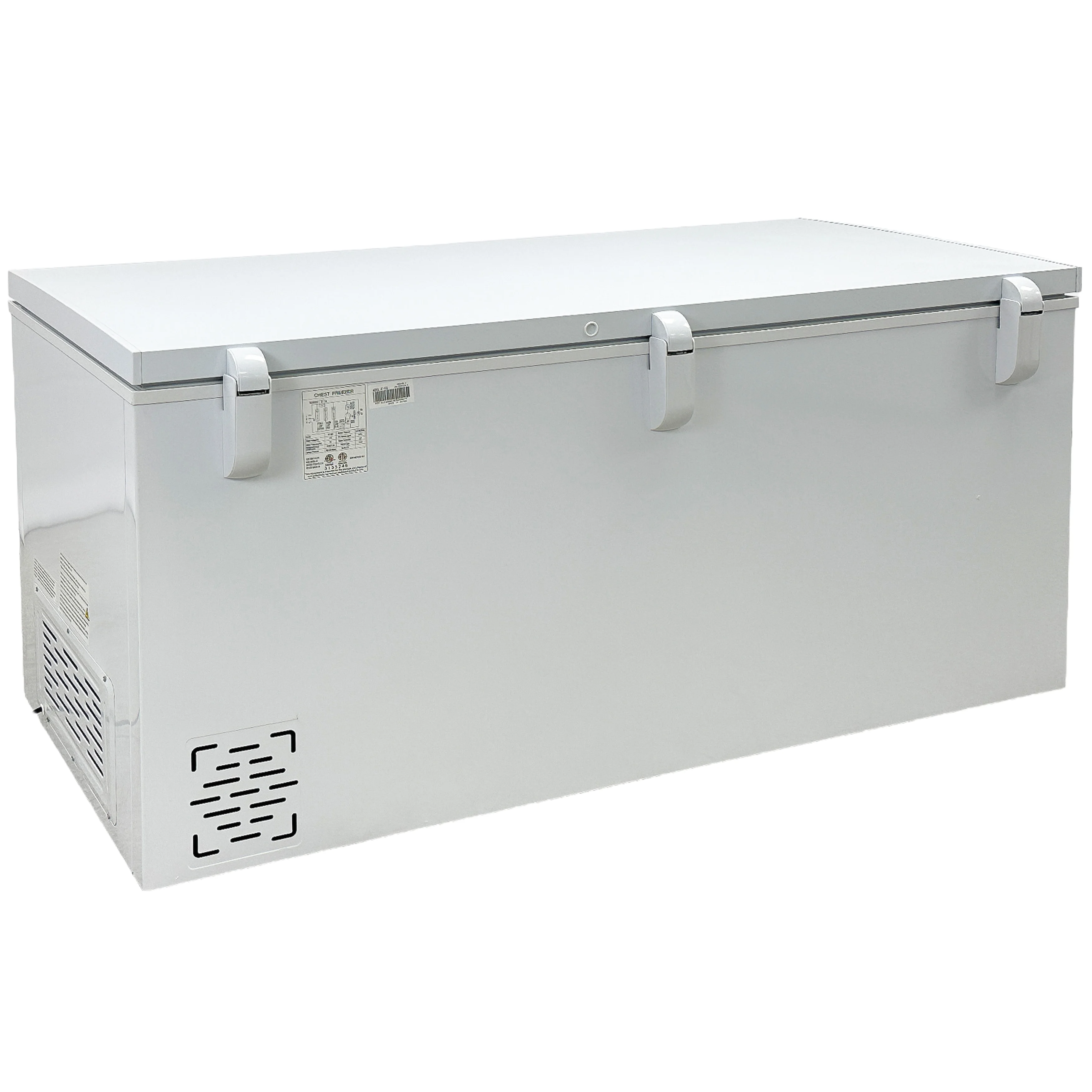 65 in. Solid Door Top Chest Freezer 18 Cu.Ft Commercial Freezer NSF White Single Door - Image 4