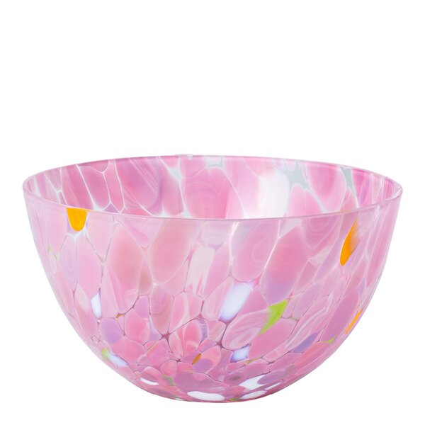 Swirl skål 11 cm rosa