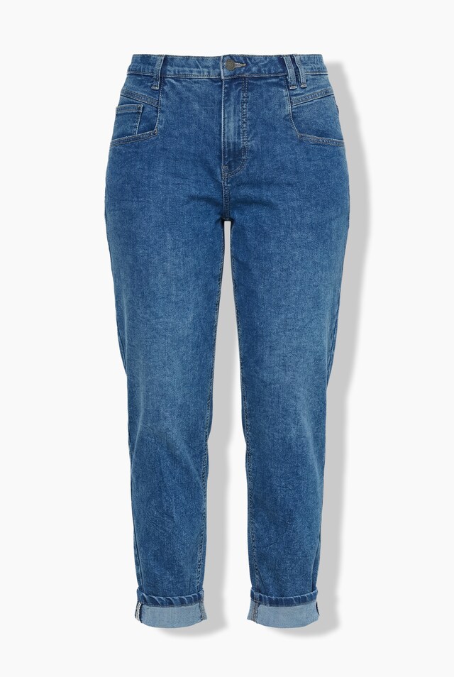 Wide-leg 5-pocket Carrot Jeans