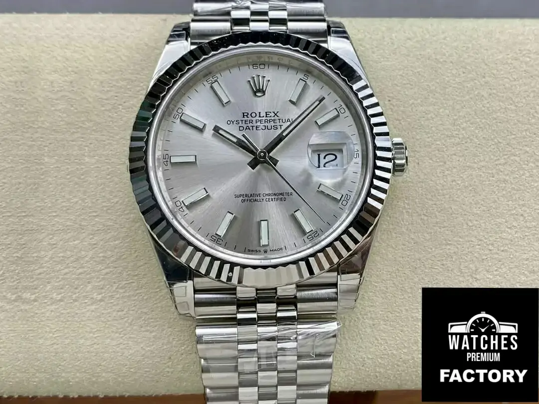 Rolex Datejust M126334-0004 VS Factory Stainless Steel Silver Strap