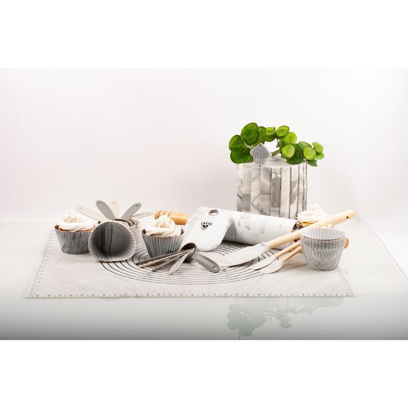 Bakematte silikon marmor 50x60 cm