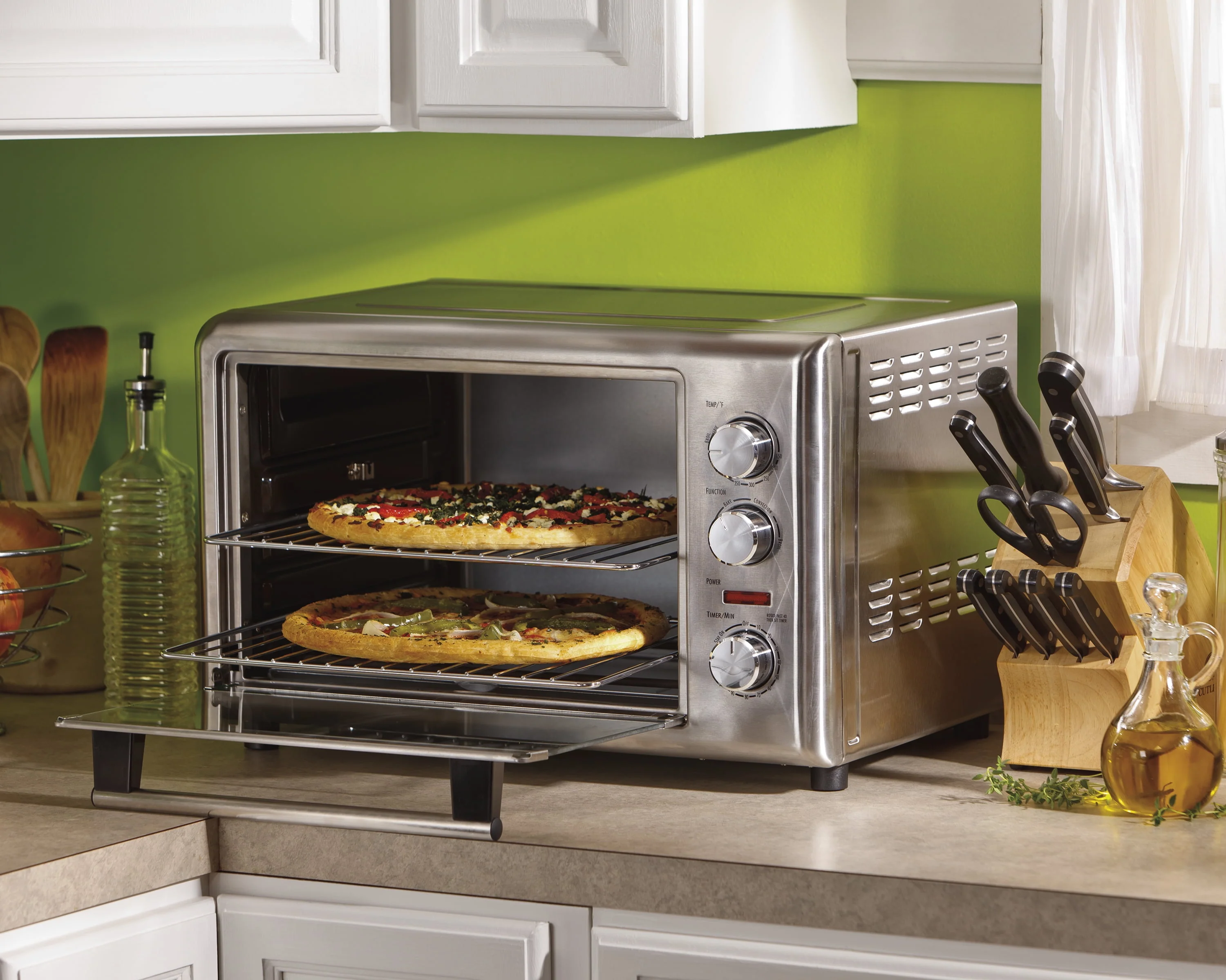 Countertop Oven with Convection and Rotisserie, Baking, Broil, Extra Large Capacity, Stainless Steel, 31103 - Image 6