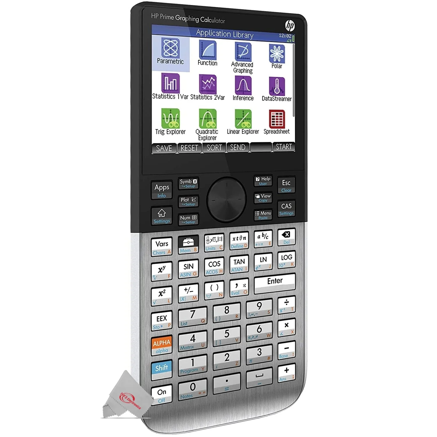 HP Prime Handheld Graphing Calculator Black 2AP18AA#ABA Image 4