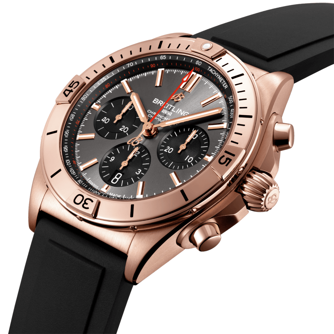 [Super Clone]Breitling Watch Chronomat B01 42 Anthracite Rubber