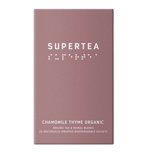 Supertea økologisk urtete 30g 20 stk kamille timian