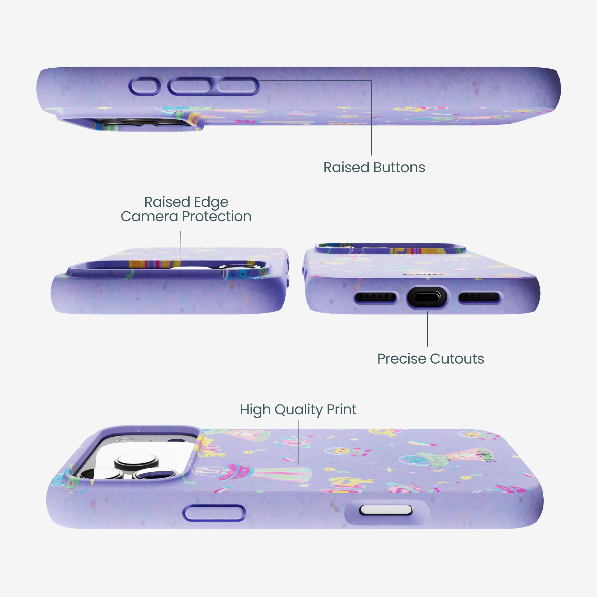 Lavender Bunny and Beyond iPhone 17 Pro Max Case