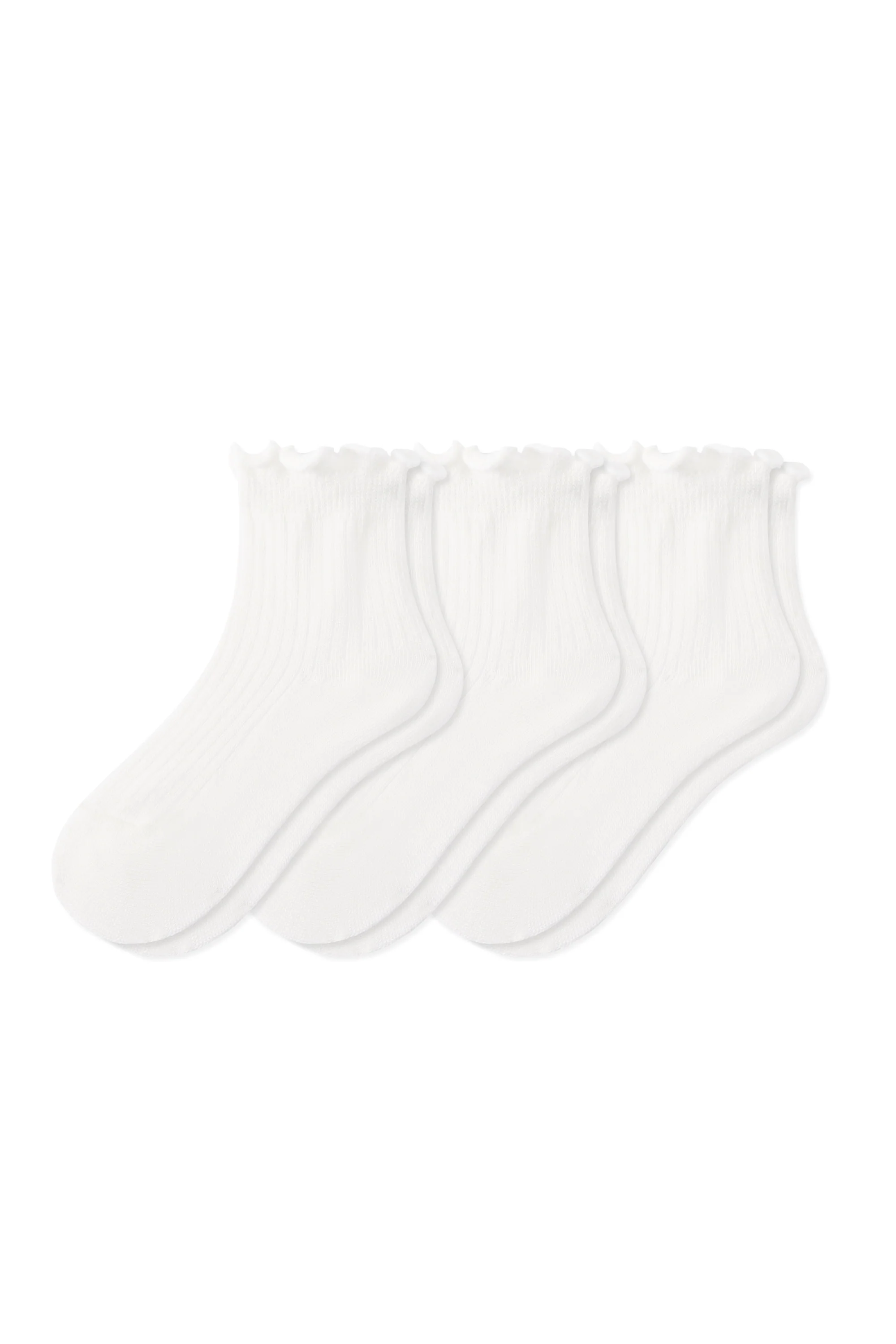 Ruffle Socks Combo 3-Pack in Cloud
