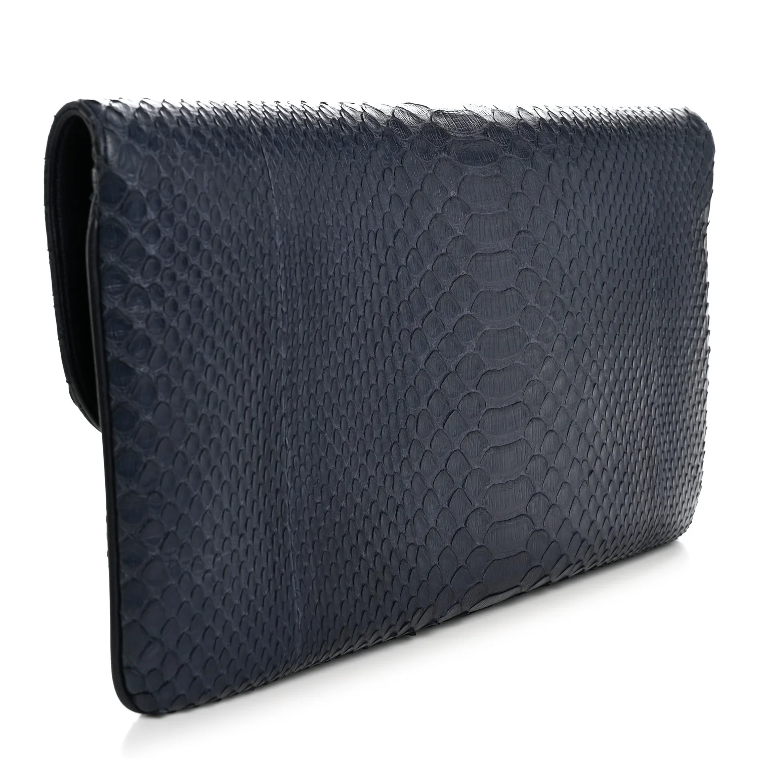 Snakeskin CC Unchained Clutch Navy