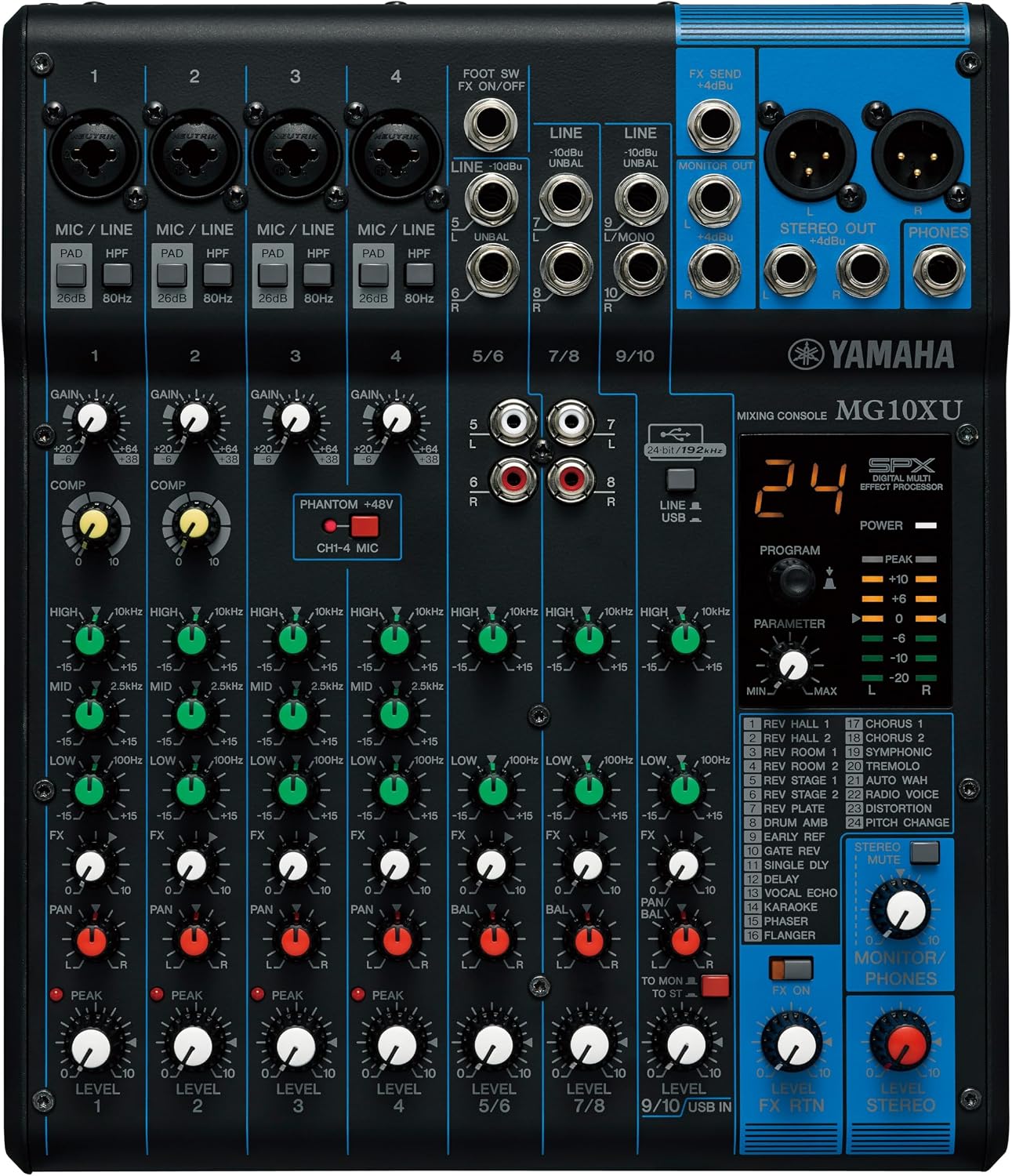 Yamaha MG06 6-Input Compact Stereo Mixer