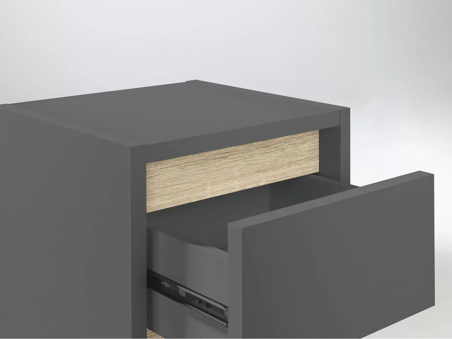 LIVARNO home Armoire latrale de salle de bains Oslo, 32 x 99 x 30 cm, anthracite