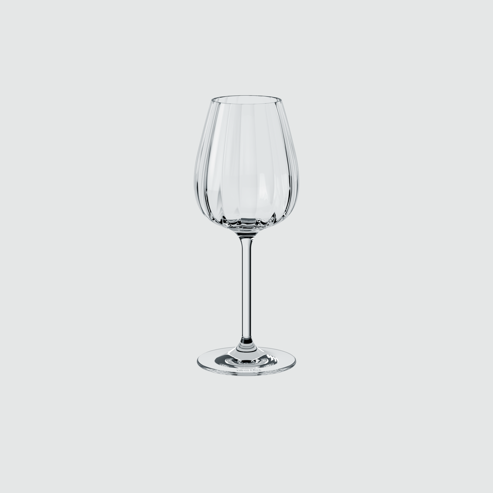 Rose Garden White wine glass - Clear, 4.1 oz, crystal glass