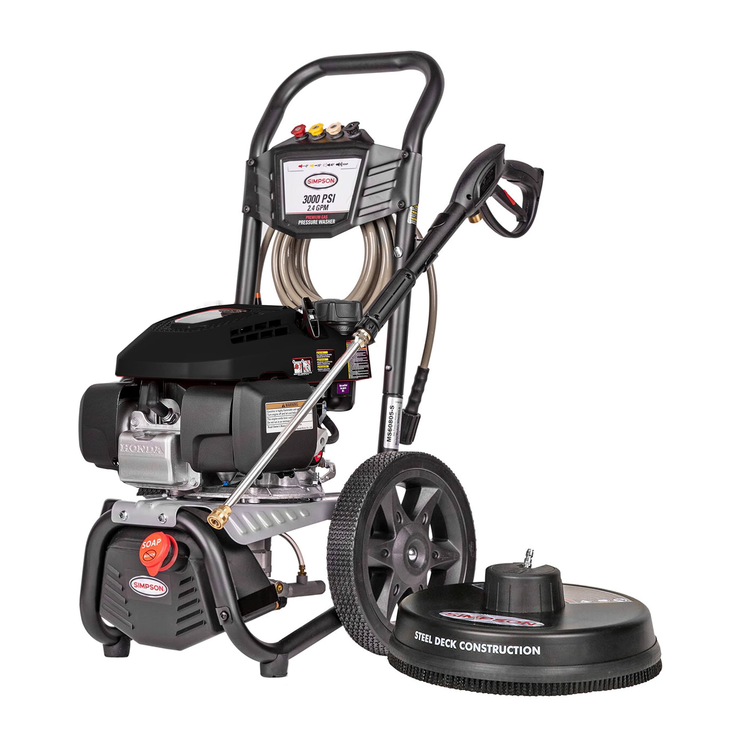 Simpson MegaShot 3000 PSI 2.4 GPM Gas Pressure Washer