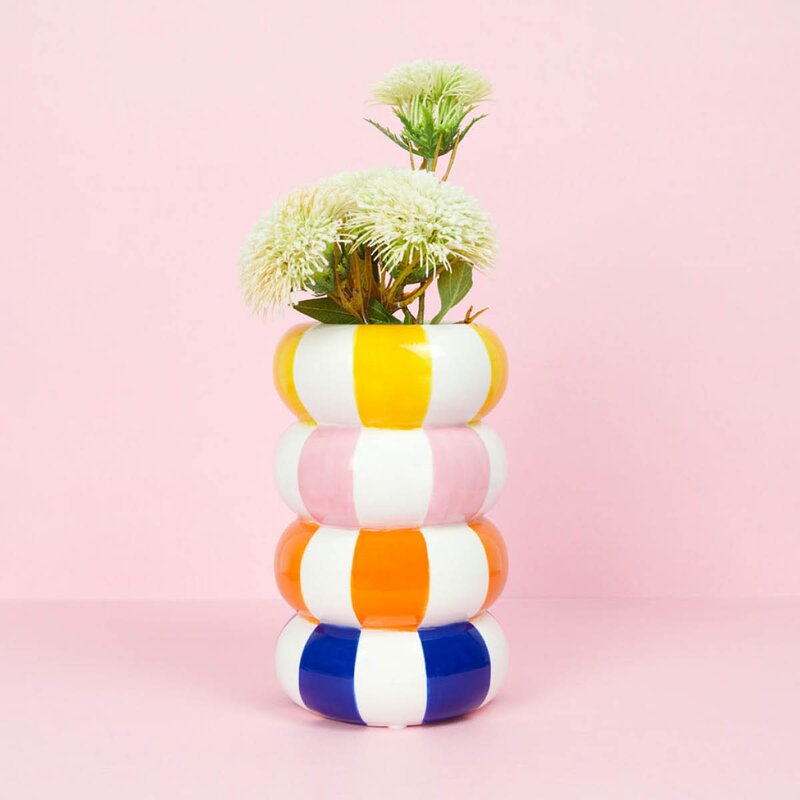 Floats vase 20 cm multi