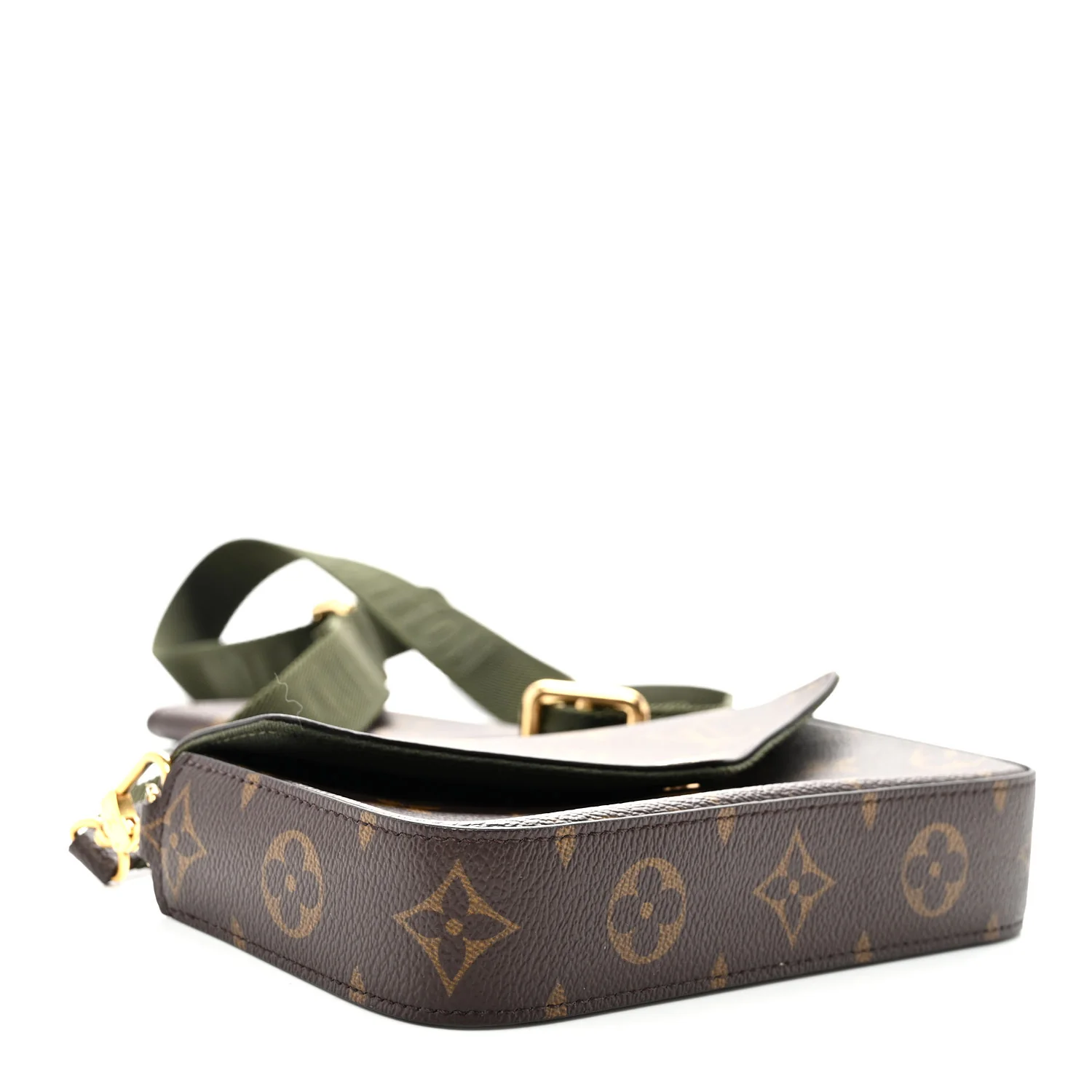 Monogram Felicie Strap & Go Kaki
