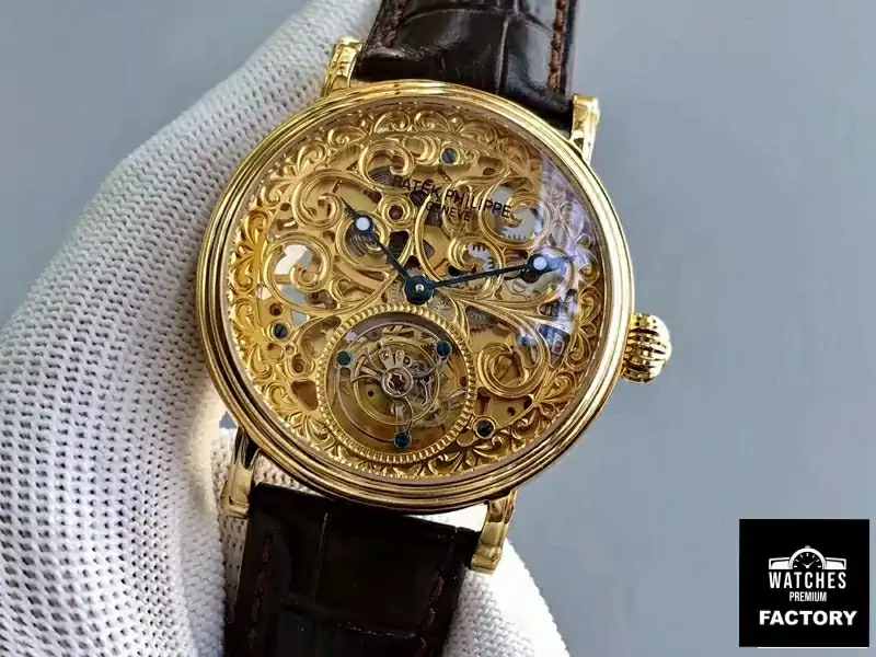 Patek Philippe Tourbillon Yellow Gold Skeleton Dial
