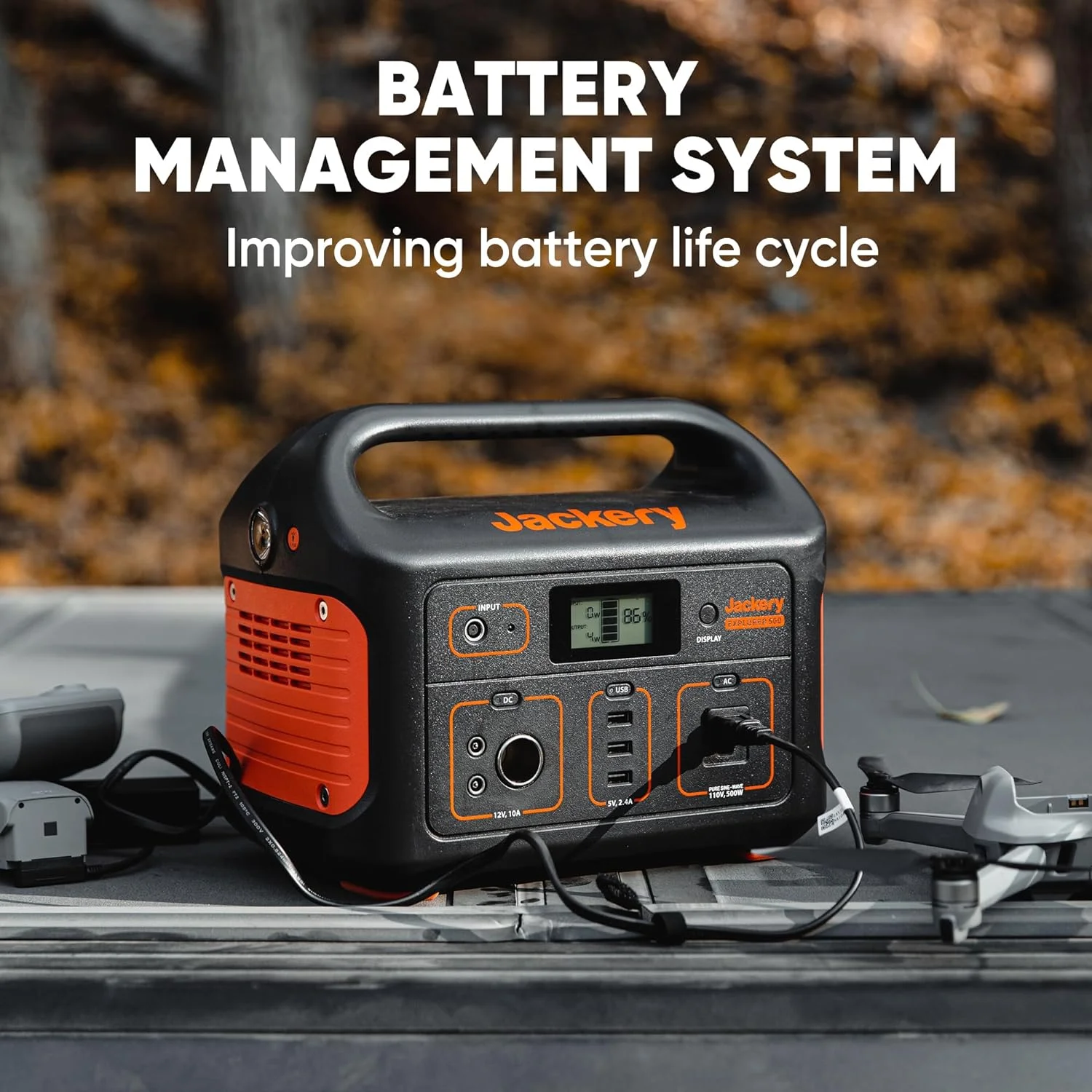Portable Power Station Explorer 500, 500W Continuous/1000W Peak Portable Power Stations(E500) Image 10