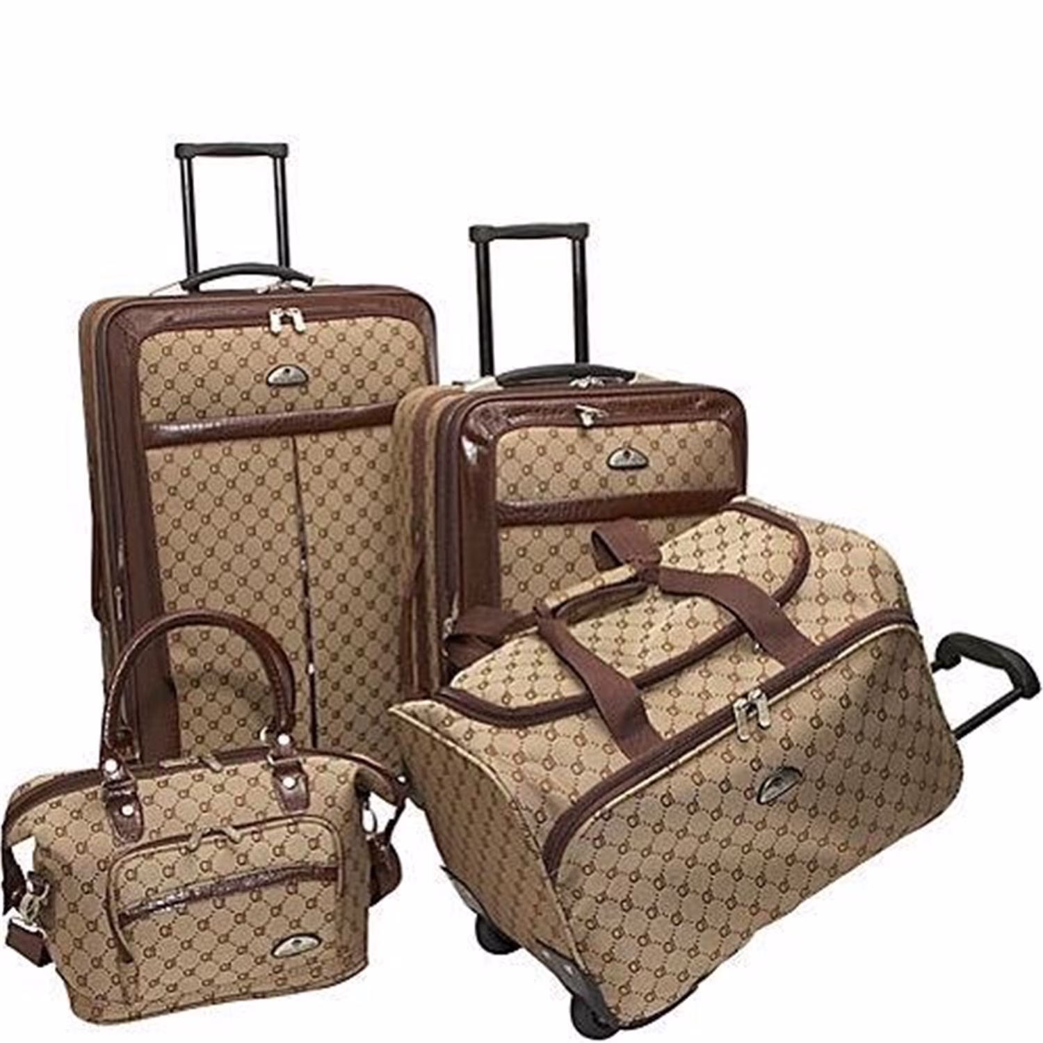 Signature 4-Piece Luggage Set(Brown)