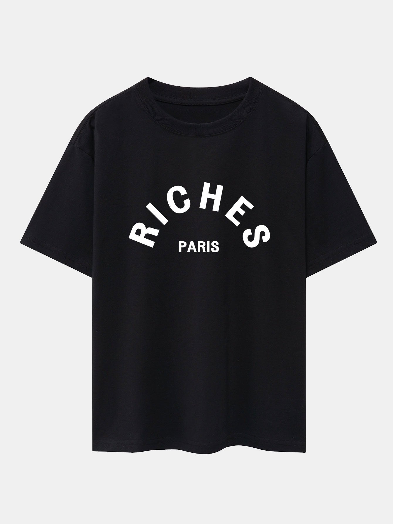 T-shirt oversize imprimé Riches Paris